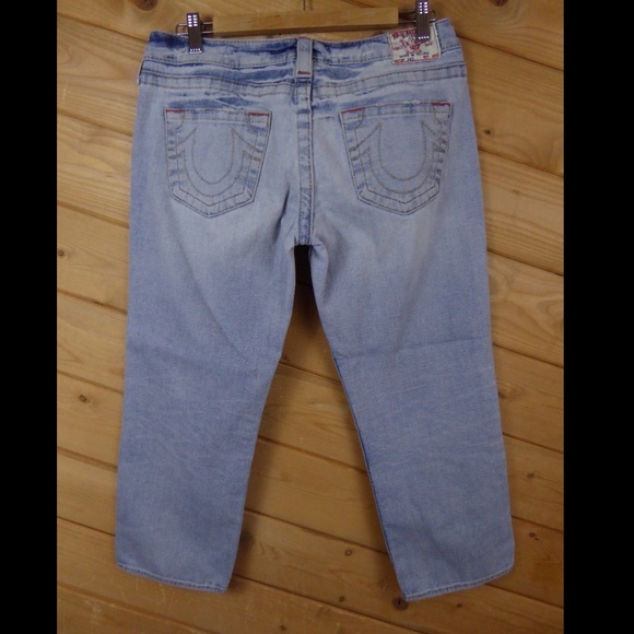 True Religion Pants - True Religion Women Size 29 Kate Crop Capri Jean